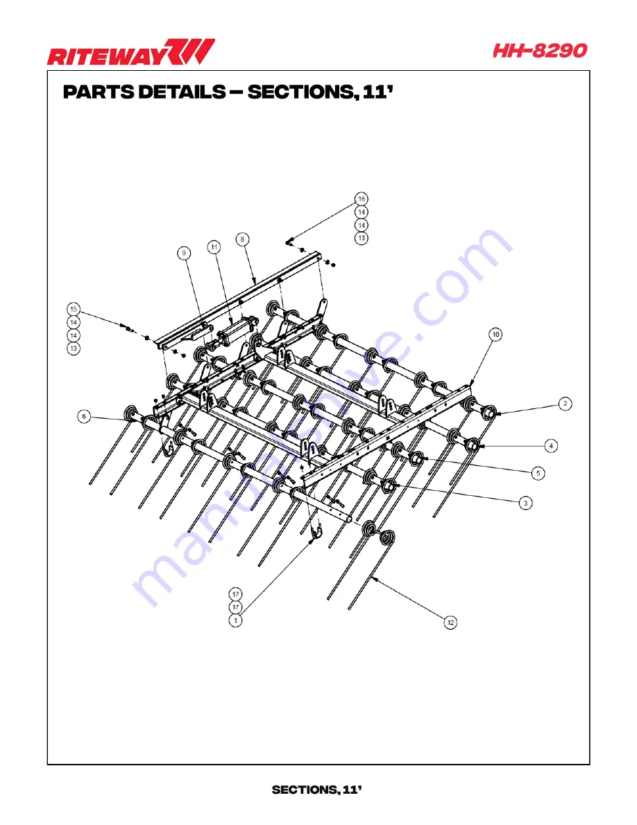 RITEWAY HH-8200 Operator'S Manual Download Page 54