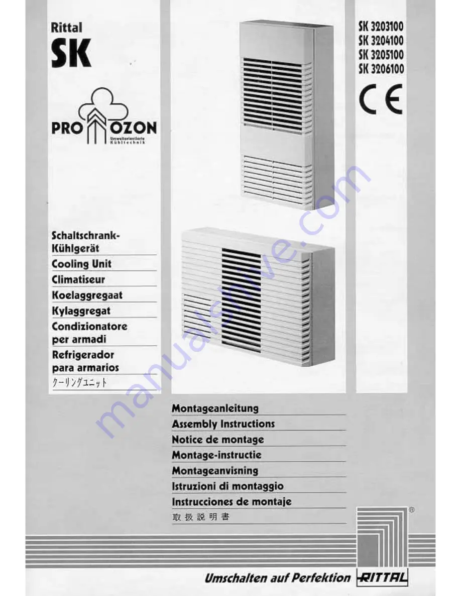 Rittal SK 3203100 Скачать руководство пользователя страница 1