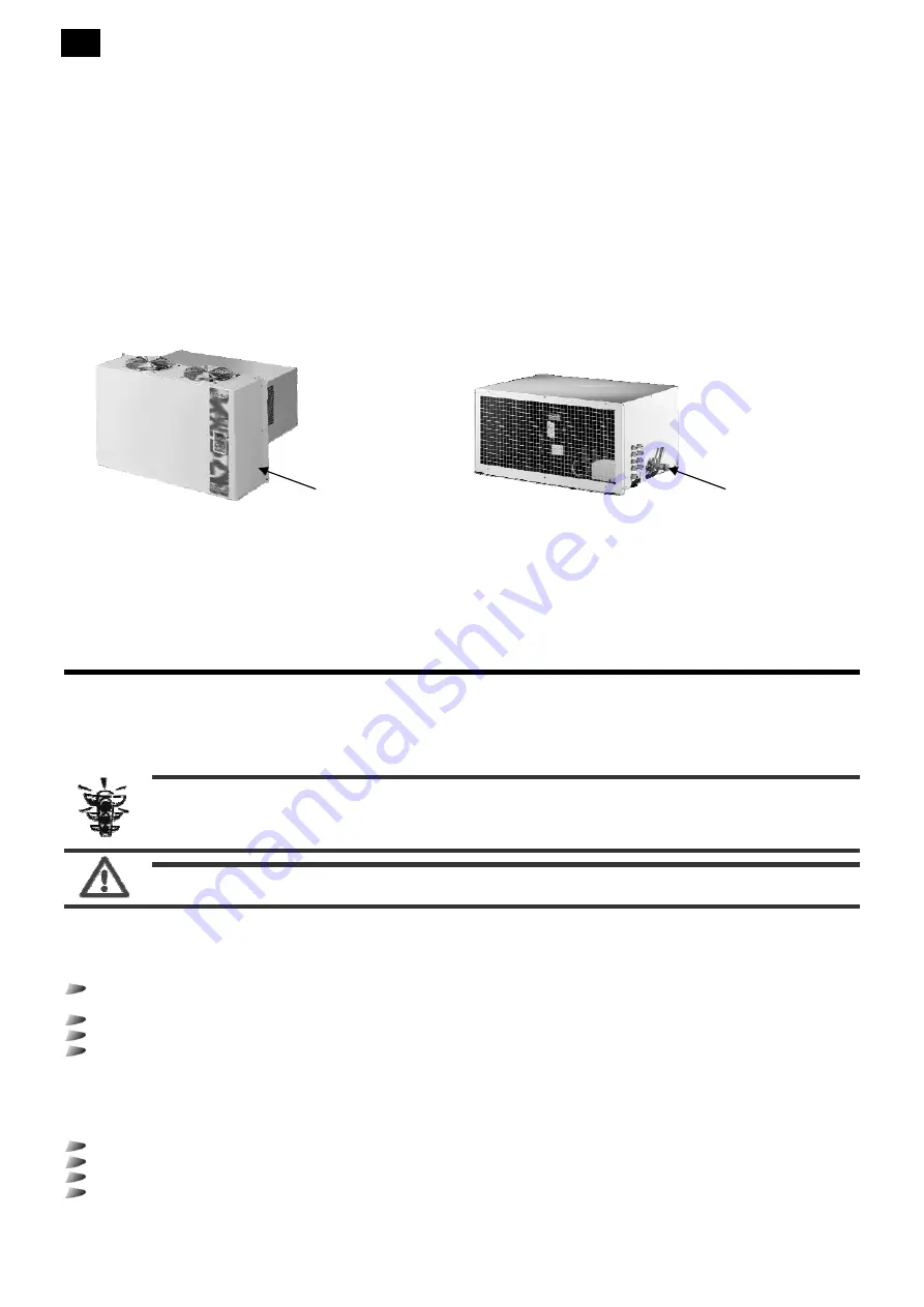 Rivacold SP Series Use And Maintenance Handbook Download Page 14