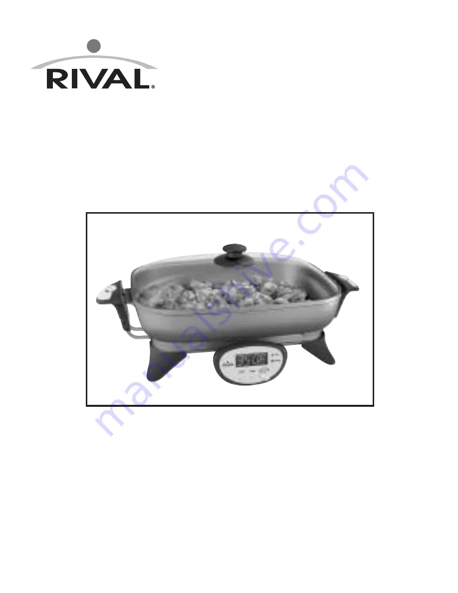 Rival ELECTRIC SKILLET S16SG-CN Owner'S Manual Download Page 17