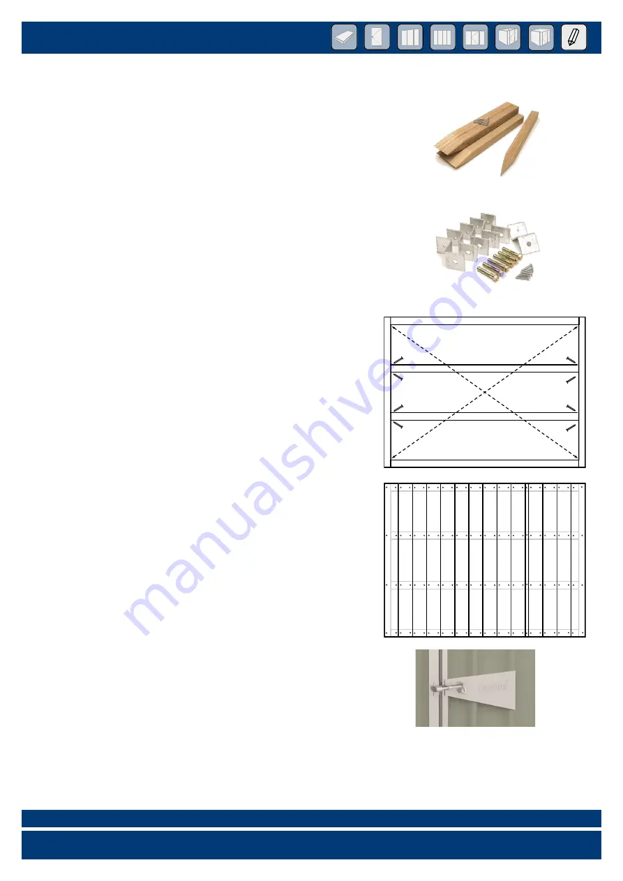 Riverlea Duratuf Garrison Sheds PL64 Assembly Instructions Manual Download Page 14