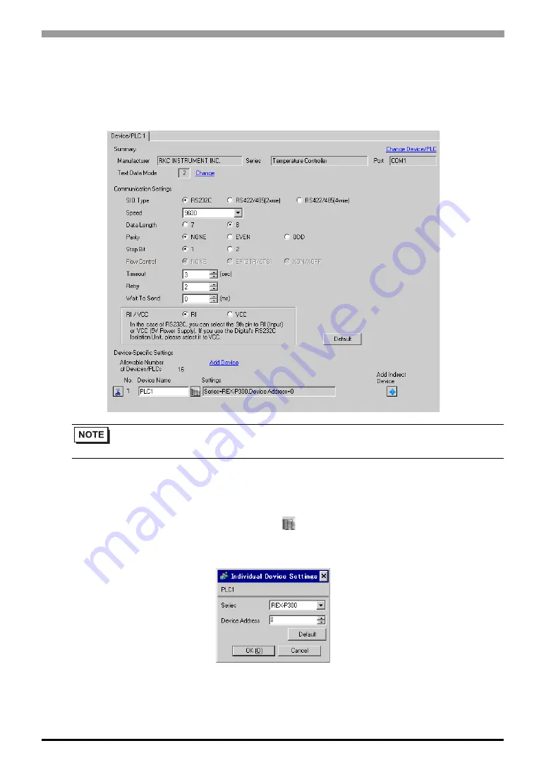 RKC INSTRUMENT CB100 Series Connection Manual Download Page 68