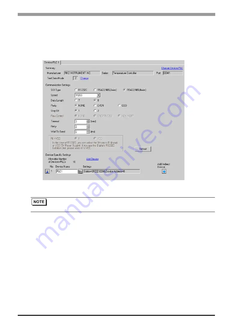 RKC INSTRUMENT CB100 Series Connection Manual Download Page 100