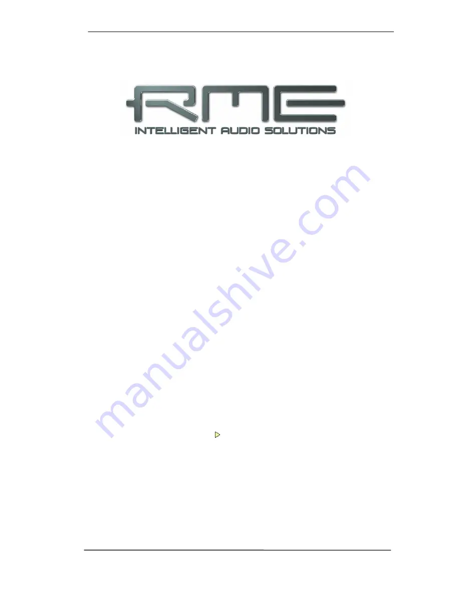 RME Audio Fireface 400 User Manual Download Page 5