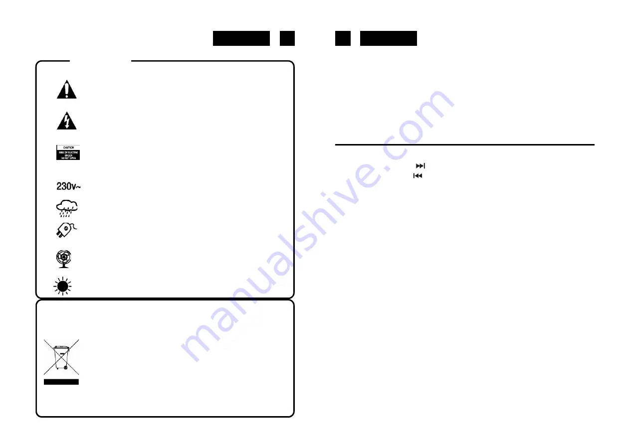 Roadstar HIF-1800TUMPK Instruction Manual Download Page 13