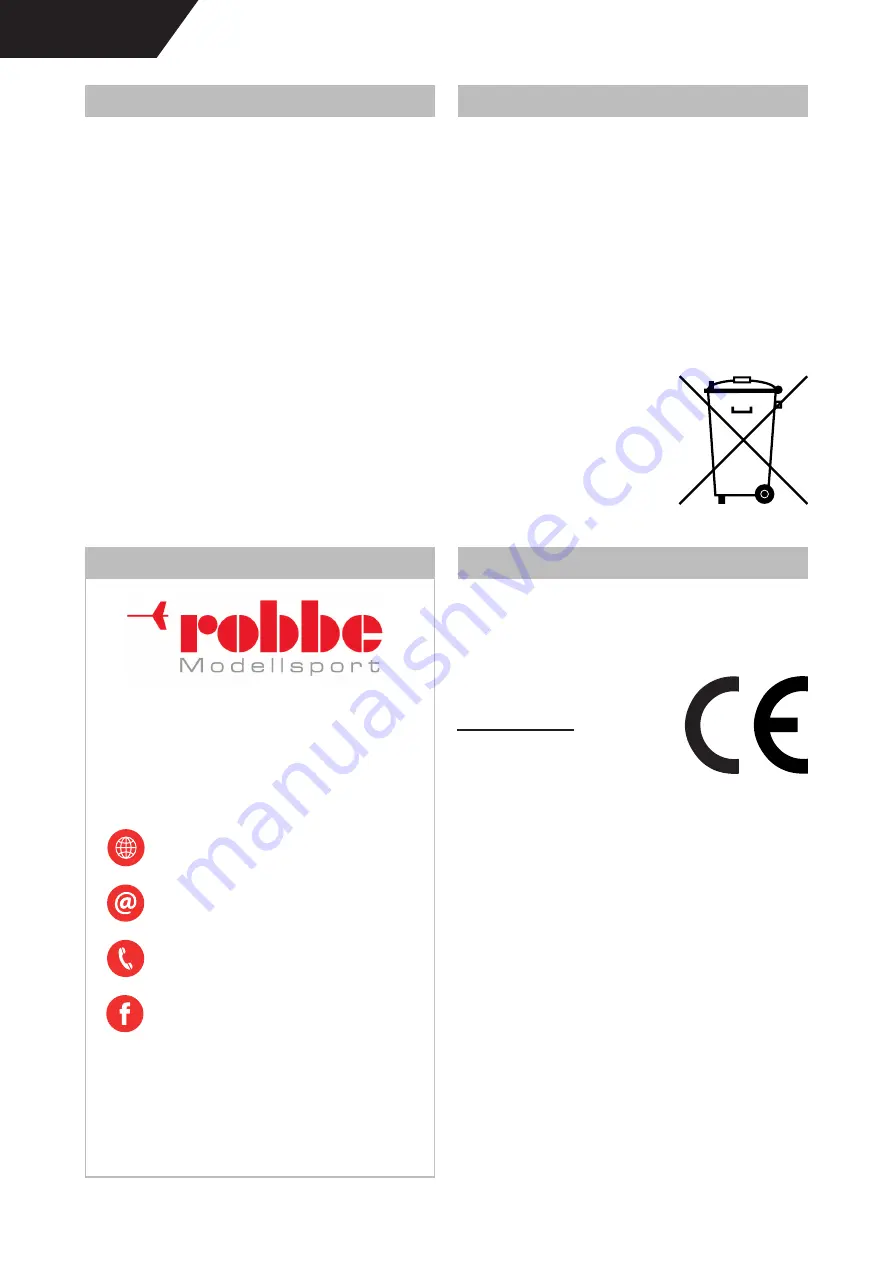 ROBBE TOMAHAWK SPORT BOLT Скачать руководство пользователя страница 2