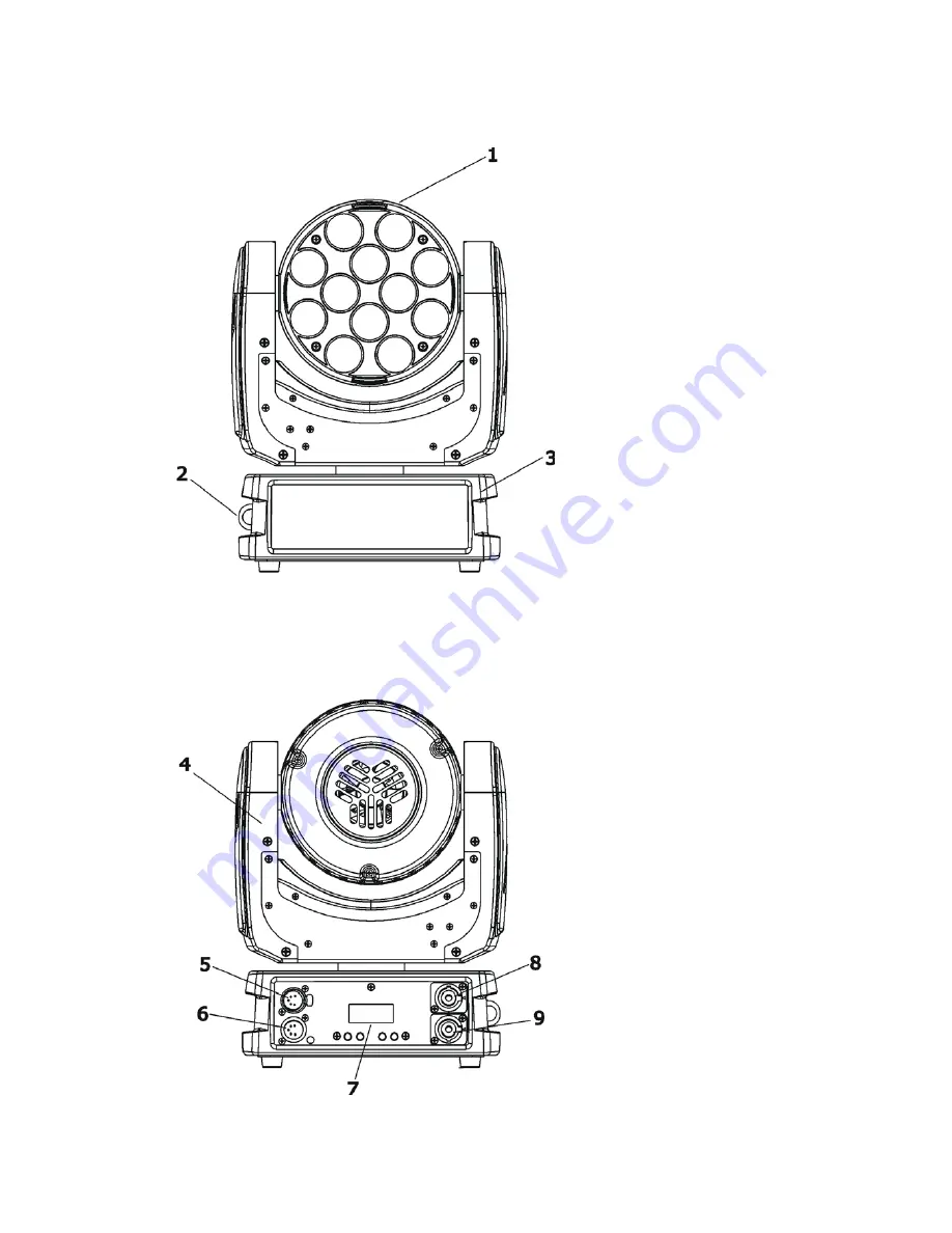 Robe Robin 100 LEDBeam Wireless DMX CRMX Скачать руководство пользователя страница 5