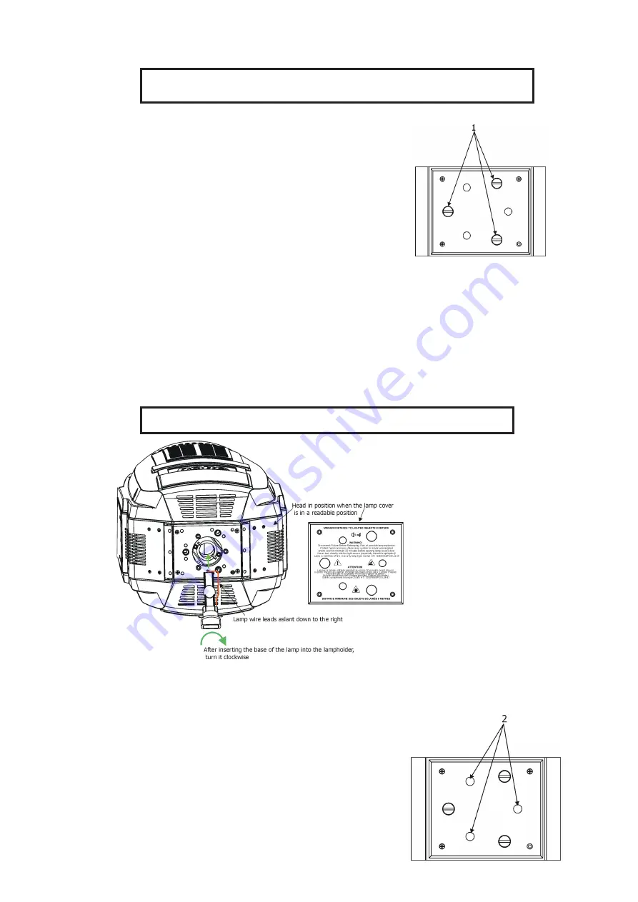 Robe Robin BMFL FollowSpot User Manual Download Page 7