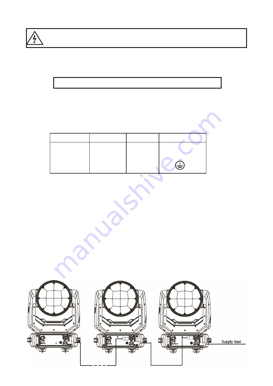 Robe ROBIN LEDBeam 350 Скачать руководство пользователя страница 6