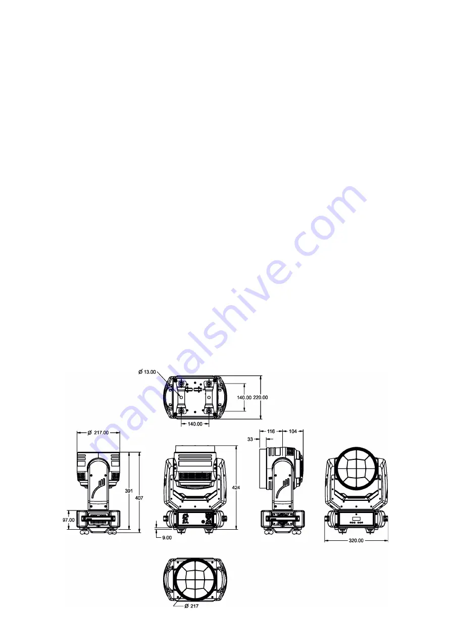 Robe ROBIN LEDBeam 350 User Manual Download Page 26