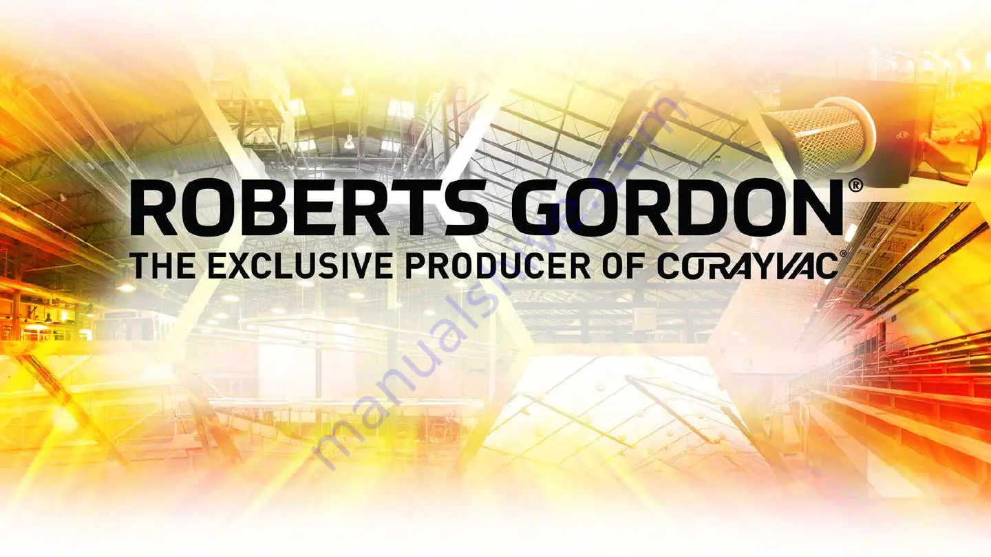 Roberts Gorden CORAYVAC Manual Download Page 114