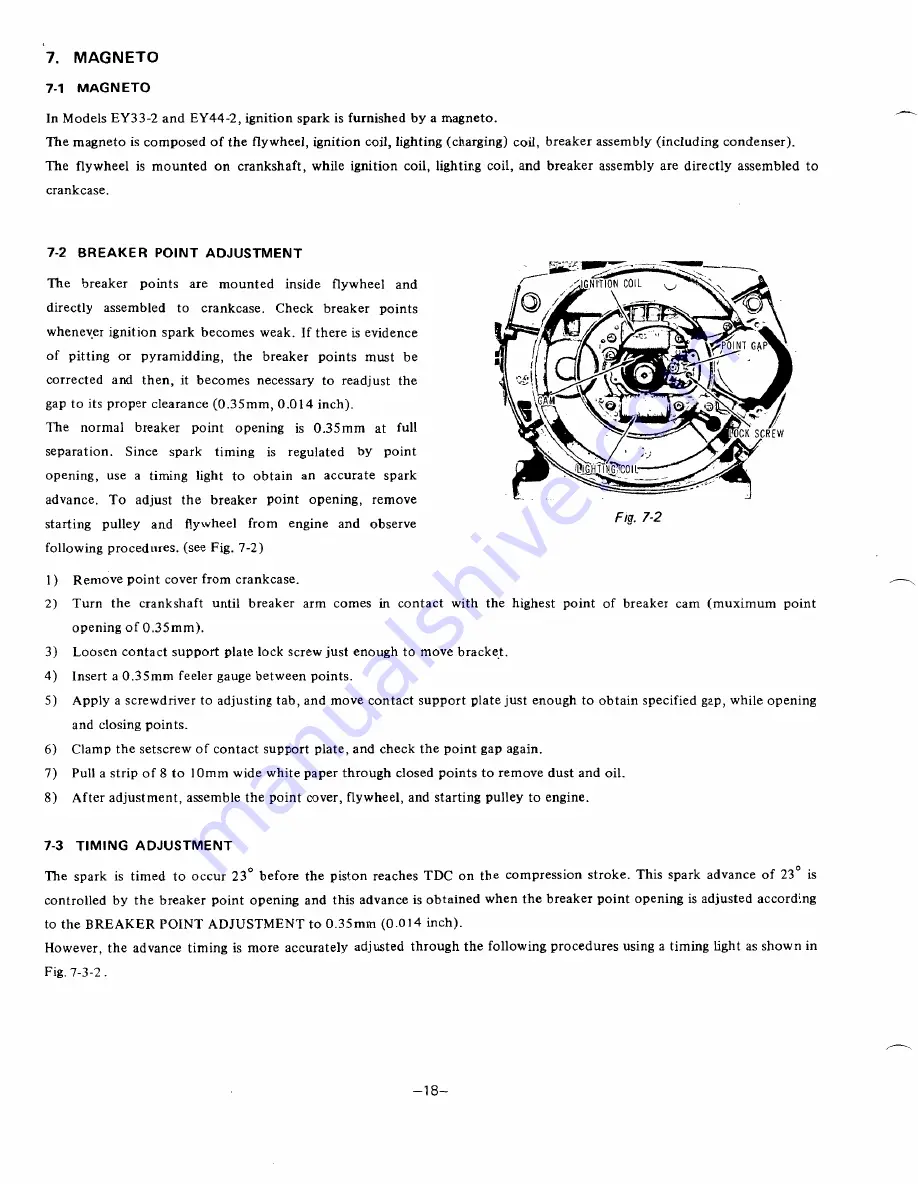 Robin America EY33-2 Service Manual Download Page 22