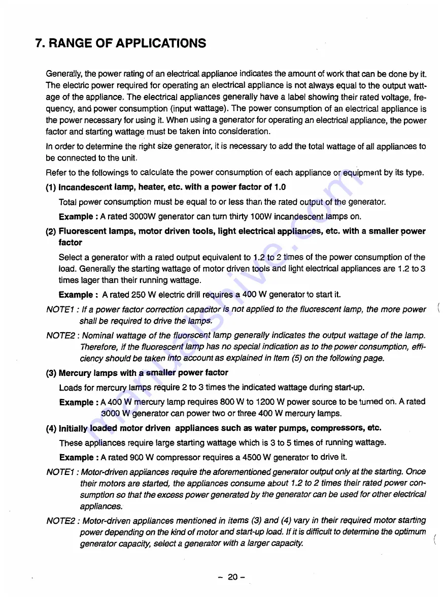 Robin America RGV7500 Service Manual Download Page 23