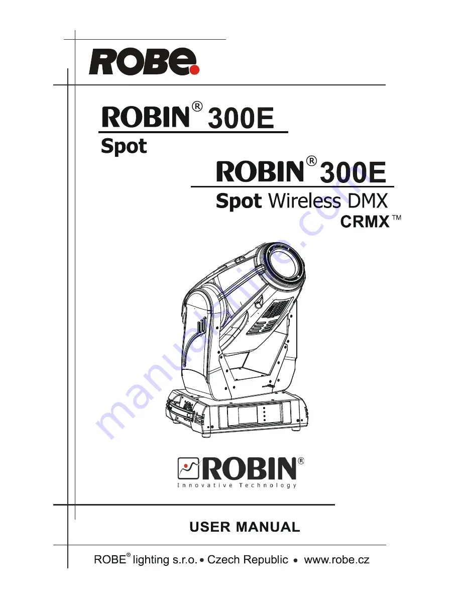 Robin 300E Spot User Manual Download Page 1