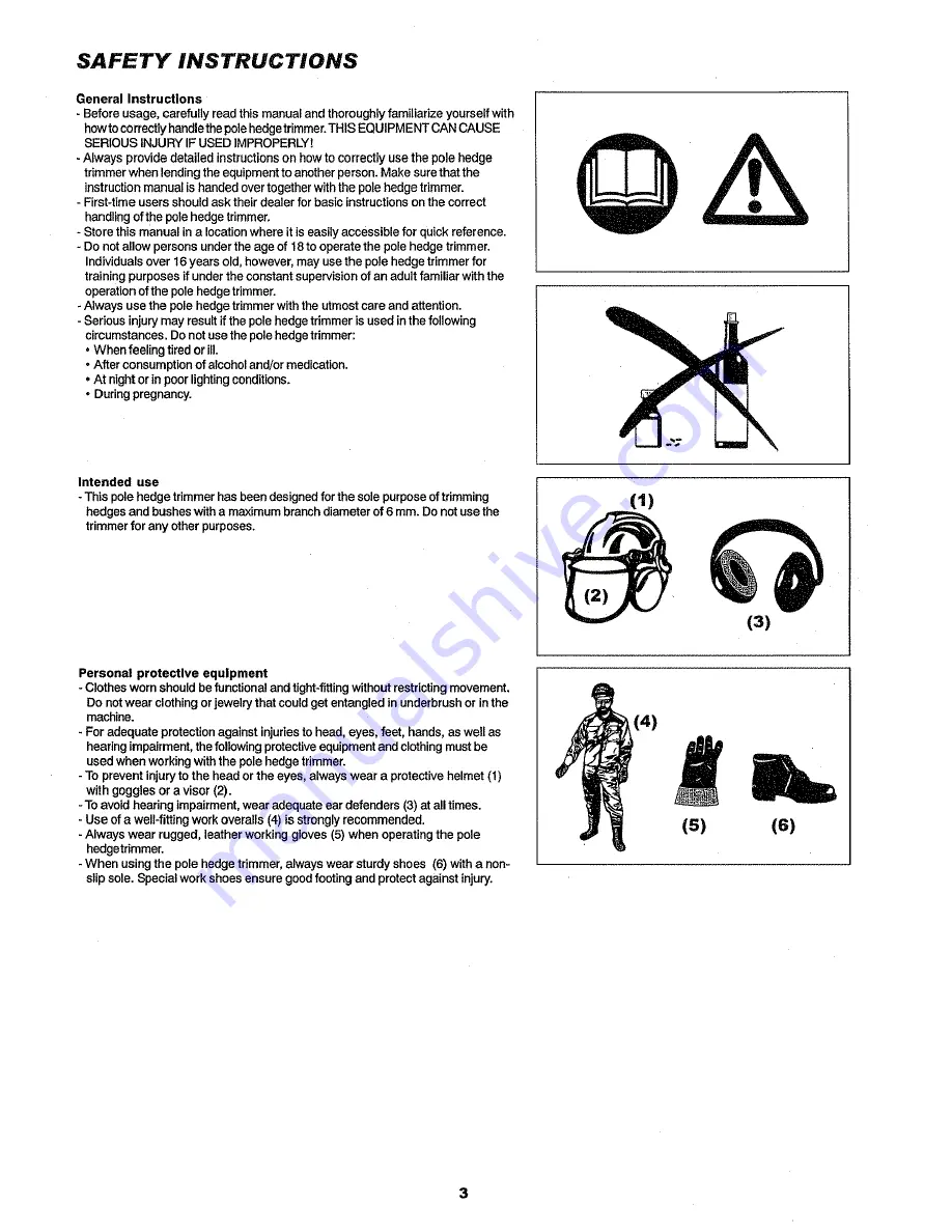 Robin BP2501 Instruction Manual Download Page 3