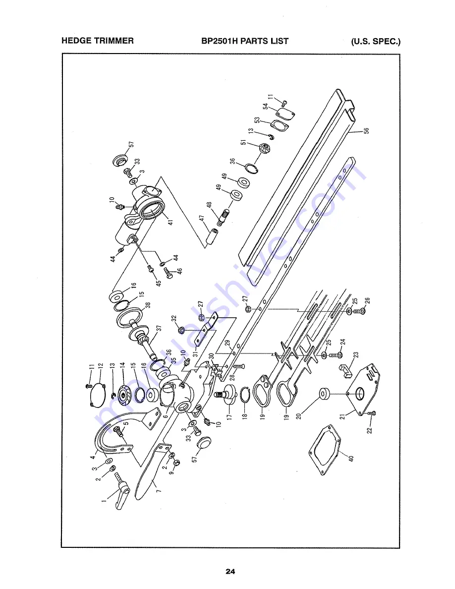 Robin BP2501 Instruction Manual Download Page 24