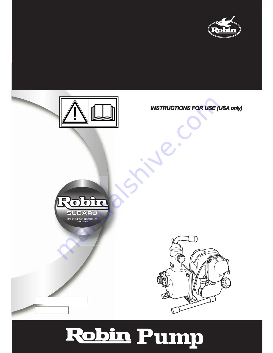 Robin PKV101 Скачать руководство пользователя страница 1