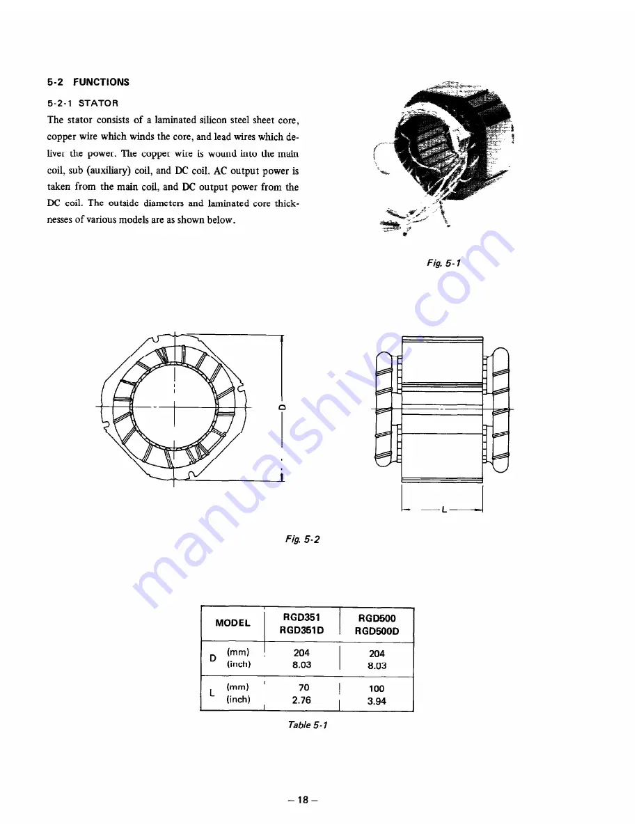 Robin RGD351 Service Manual Download Page 21