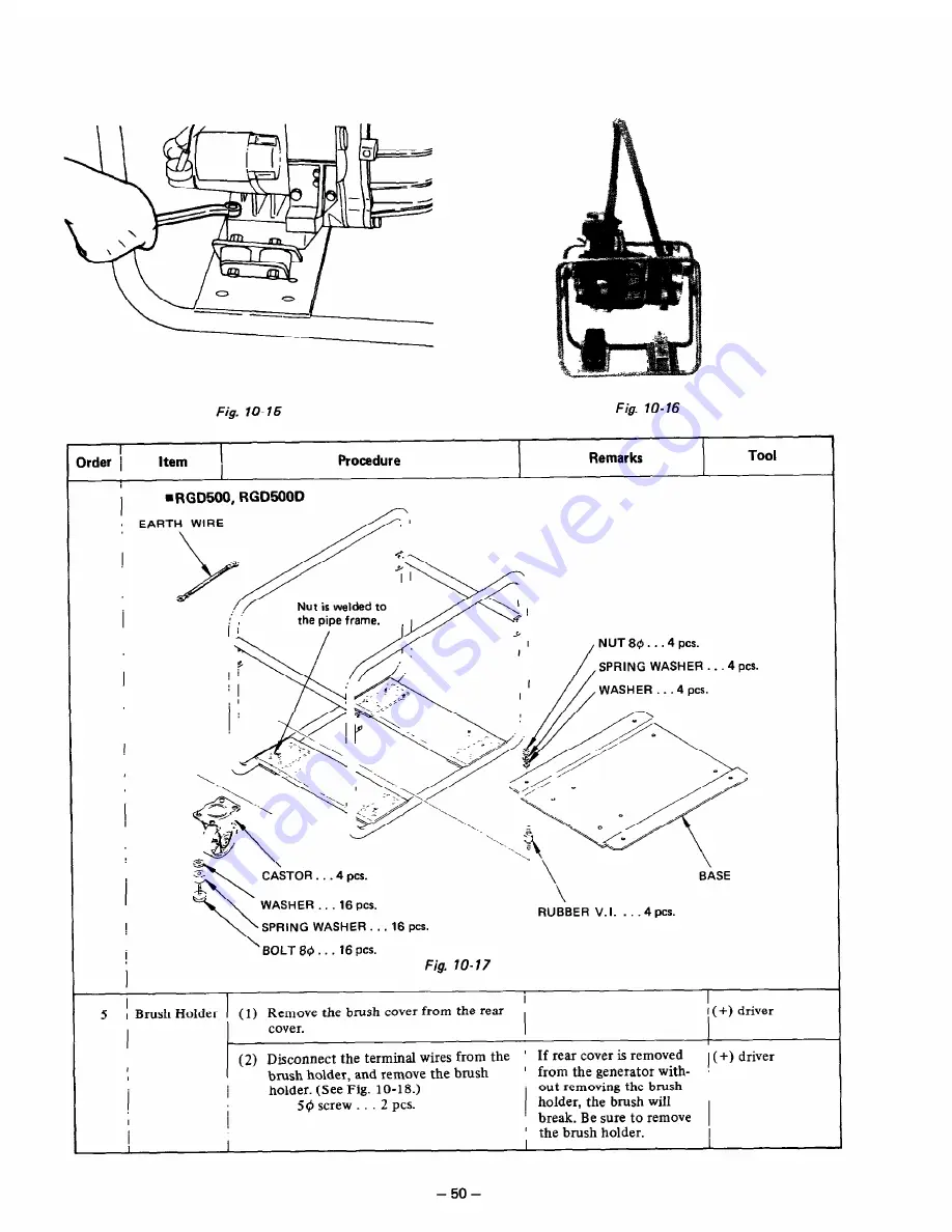 Robin RGD351 Service Manual Download Page 53