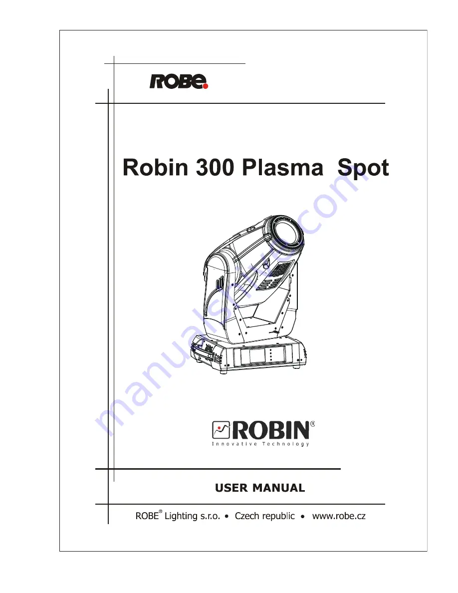 Robin Robin 300 plasma spot User Manual Download Page 1