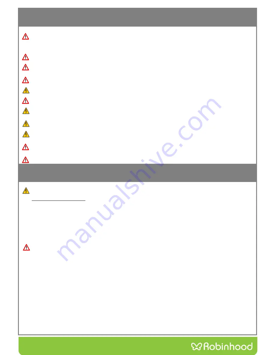 ROBINHOOD OBAC605M57SS Installation And Operating Instructions Manual Download Page 2