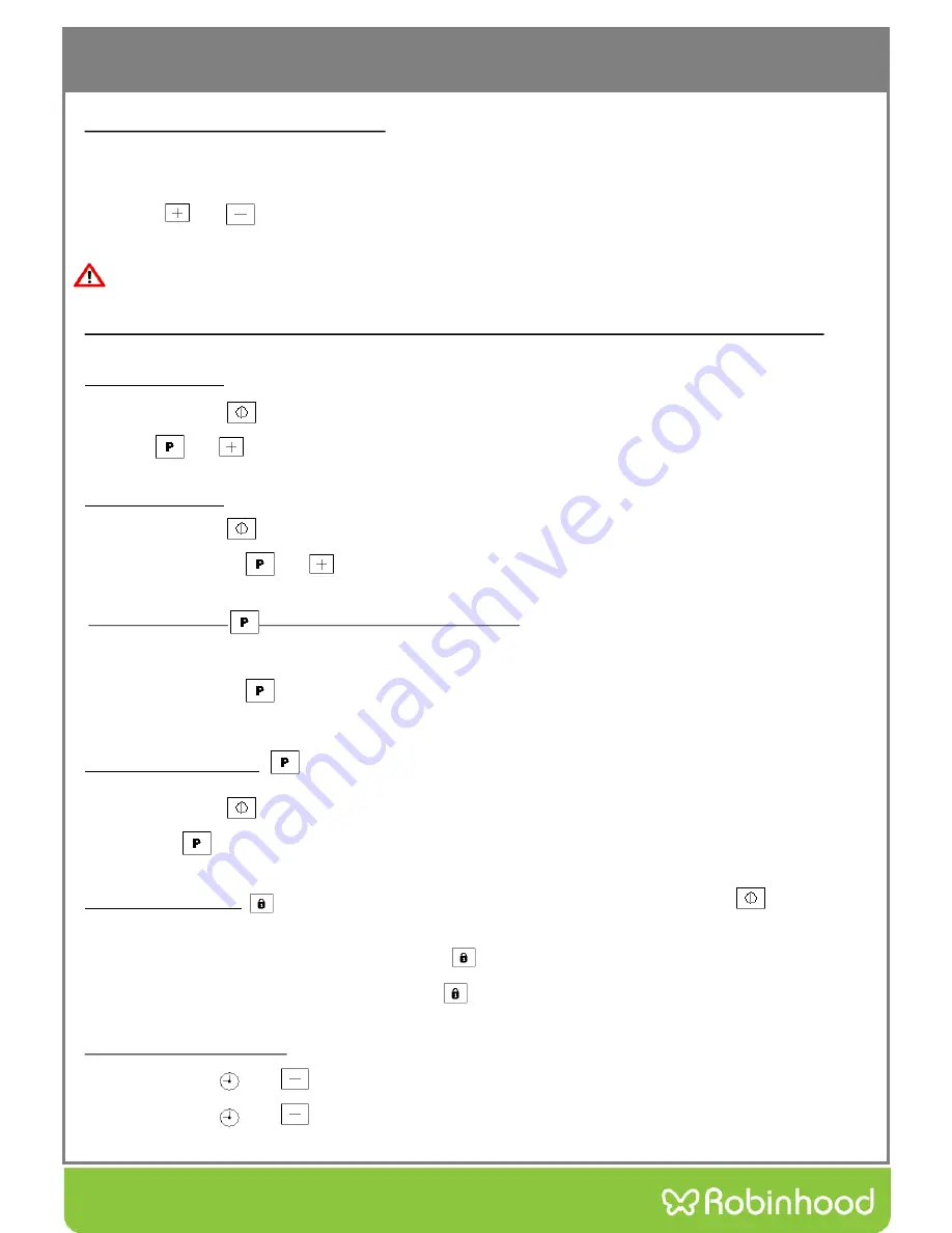 ROBINHOOD OBP6010T56G Скачать руководство пользователя страница 5