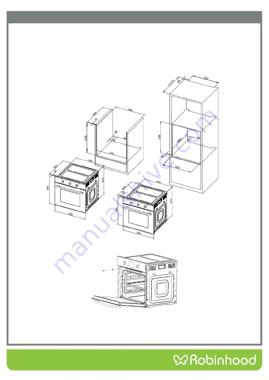 ROBINHOOD RHBO610DX Installation And Operating Instructions Manual Download Page 5