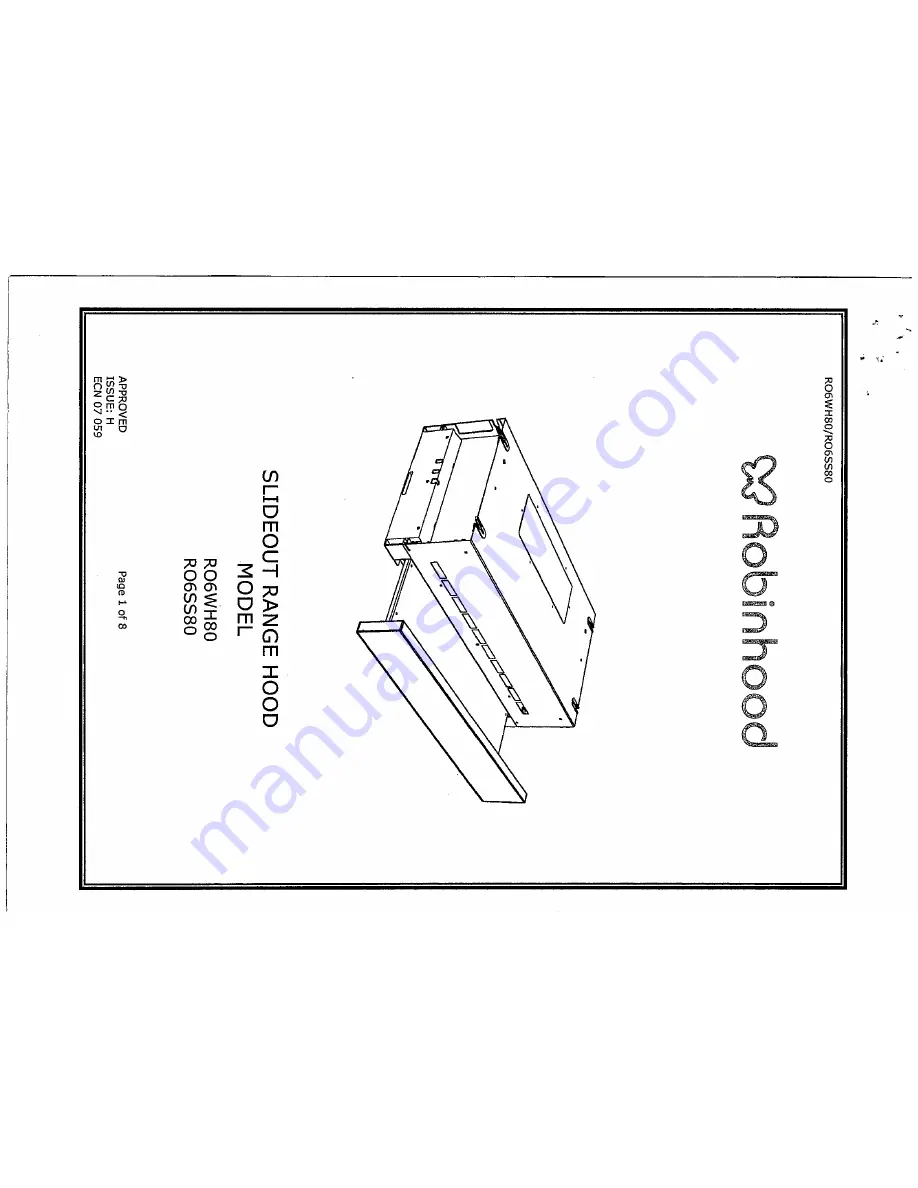 ROBINHOOD RO6WH80 Manual Download Page 1