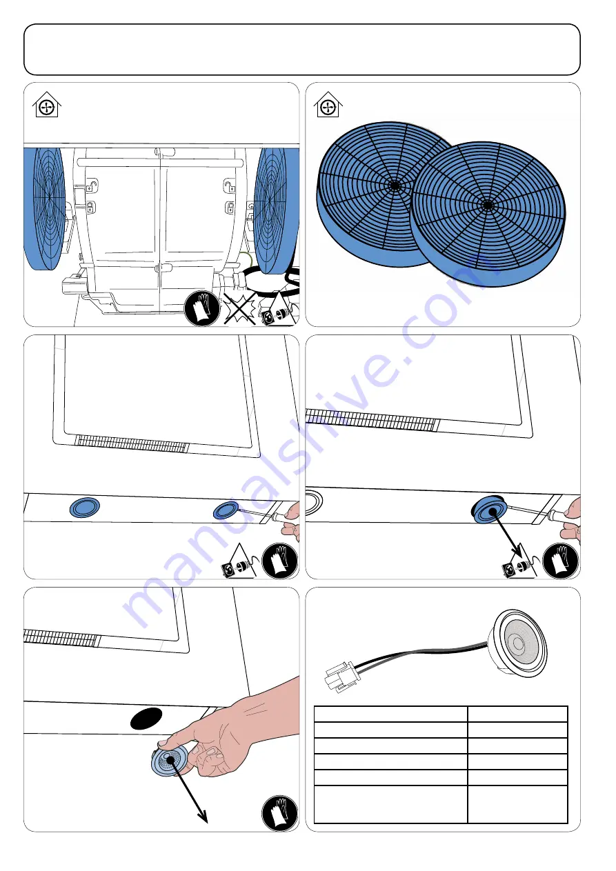 ROBLIN VENUS 800 VERRE NSM Instructions For Installation And Use Manual Download Page 56