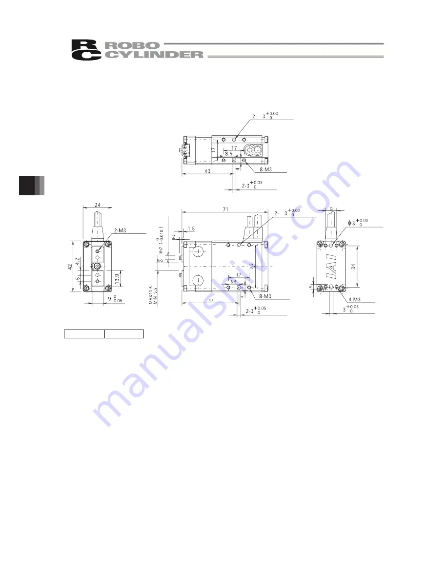 ROBO Cylinder GR3LM Instruction Manual Download Page 112