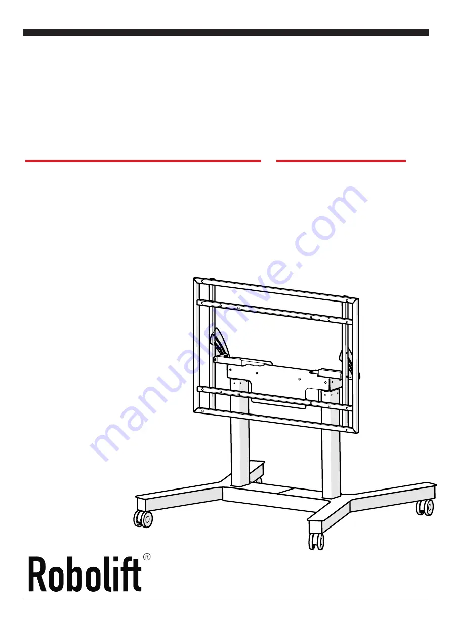 Robolift eRolly 100 neigbar Installation Manual Download Page 1