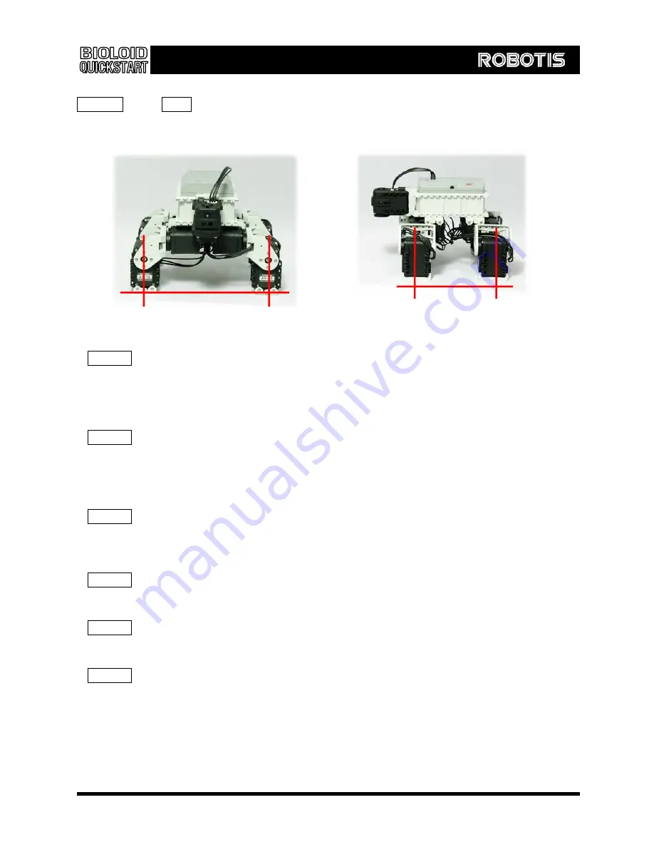 Robotis Comprehensive Kit Robot Series Quick Start Manual Download Page 123