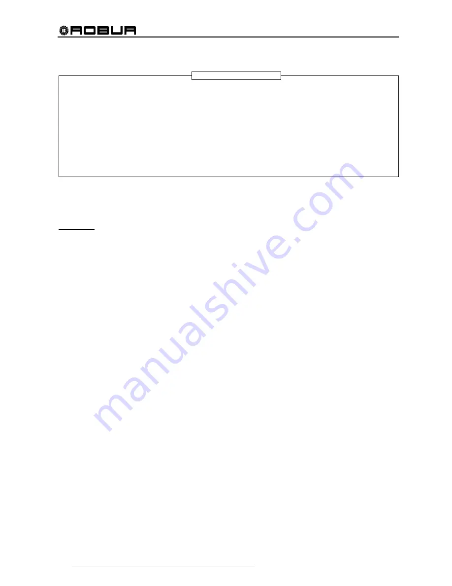 Robur Direct Digital Controller Installation, Use And Programming Manual Download Page 6