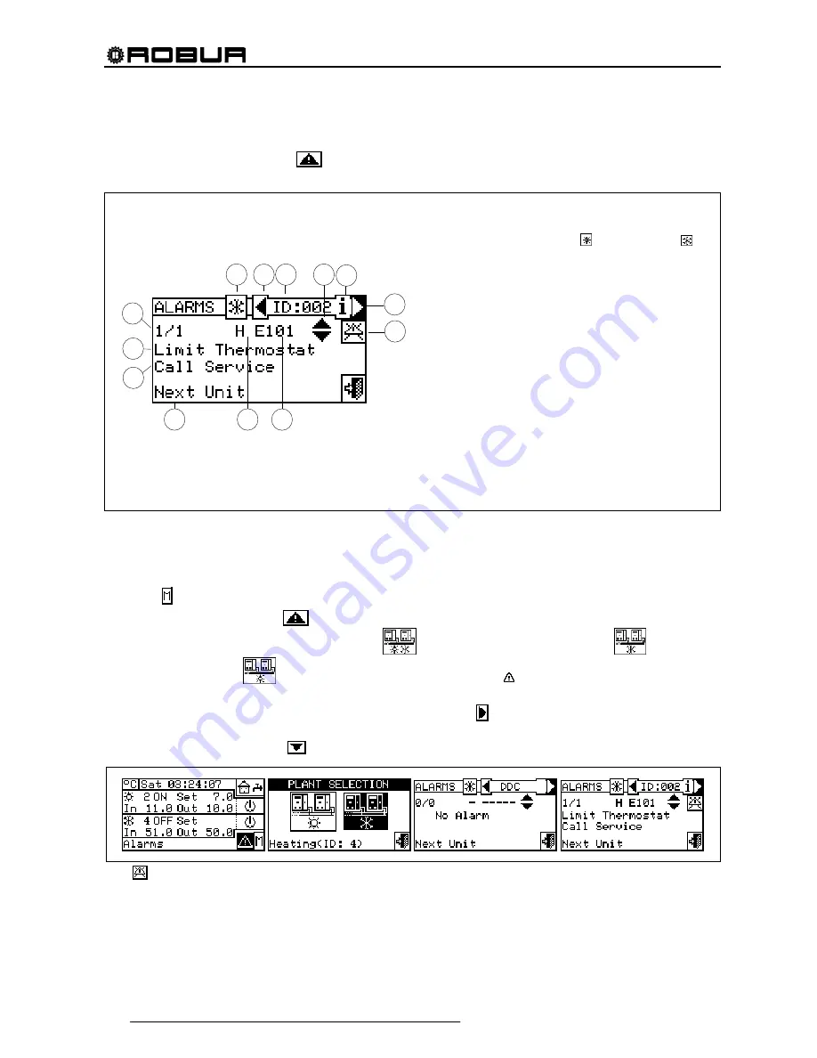 Robur Direct Digital Controller Installation, Use And Programming Manual Download Page 18