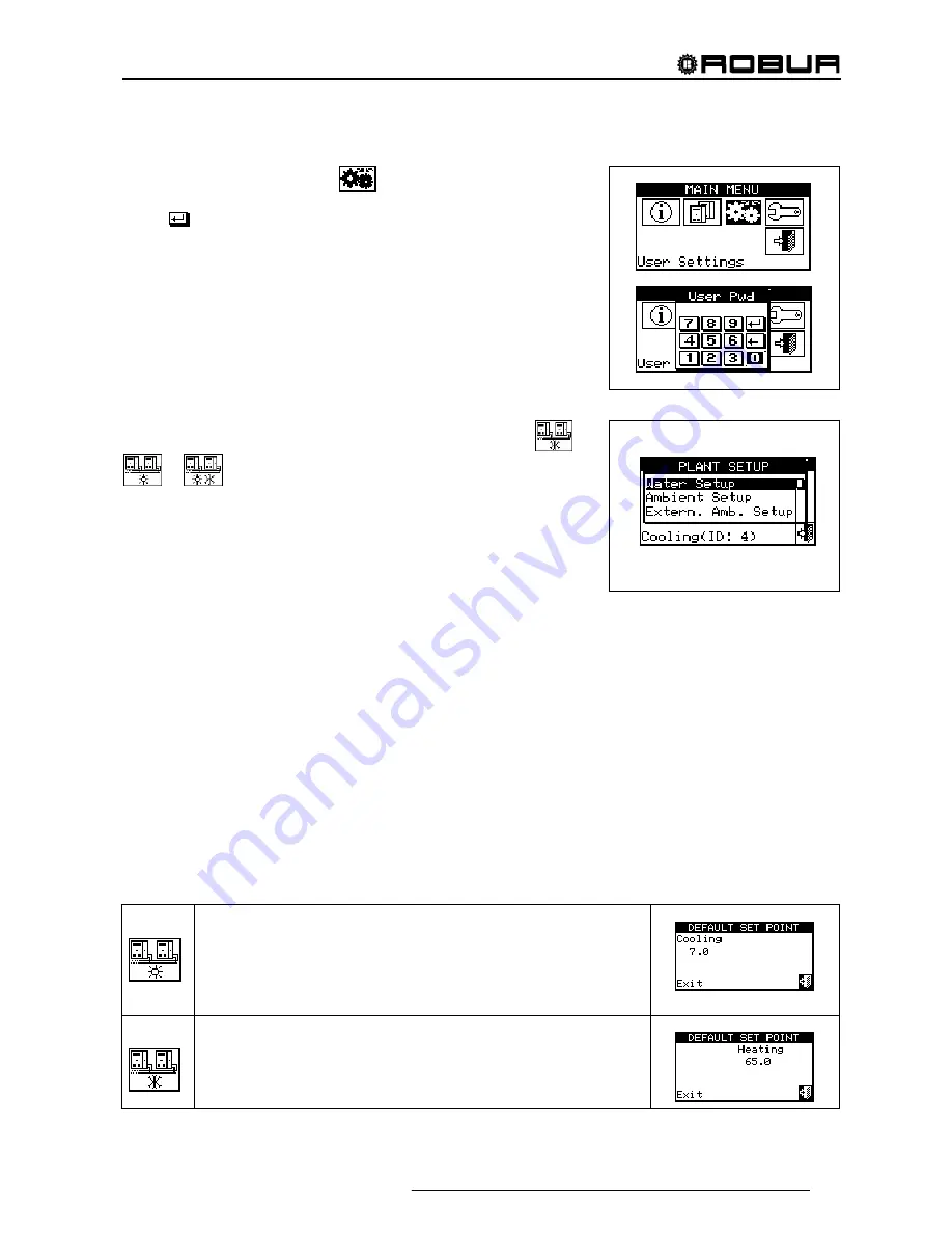 Robur Direct Digital Controller Installation, Use And Programming Manual Download Page 33