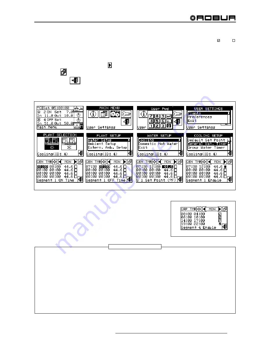 Robur Direct Digital Controller Installation, Use And Programming Manual Download Page 37