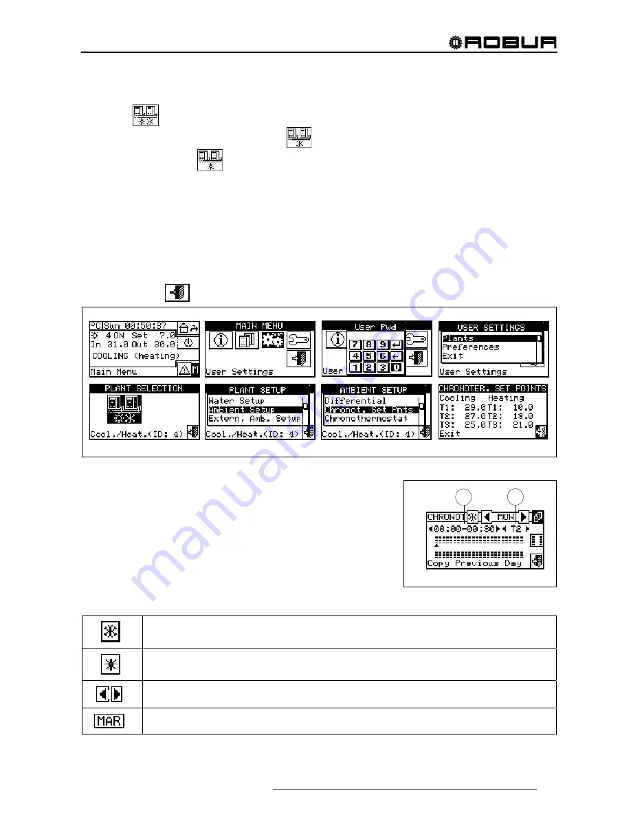 Robur Direct Digital Controller Installation, Use And Programming Manual Download Page 45