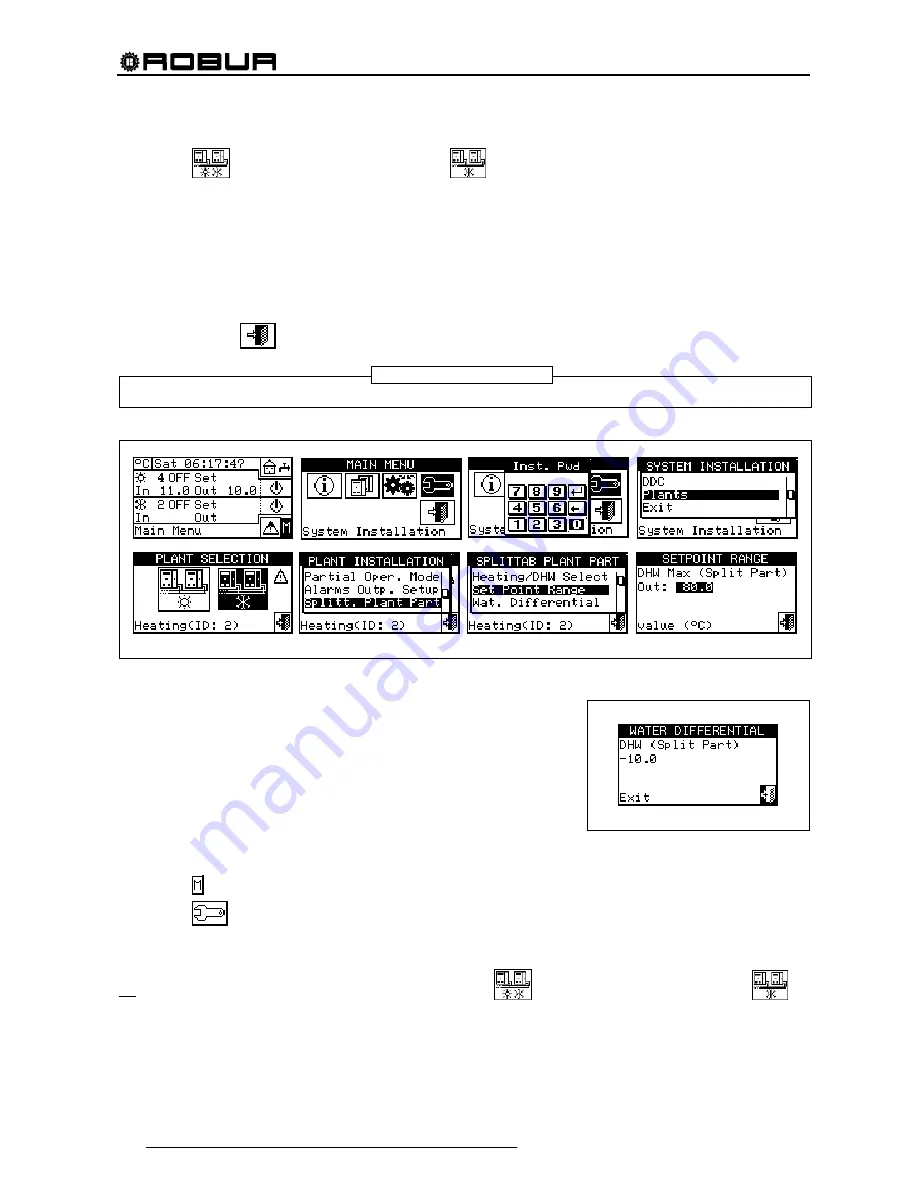 Robur Direct Digital Controller Installation, Use And Programming Manual Download Page 90