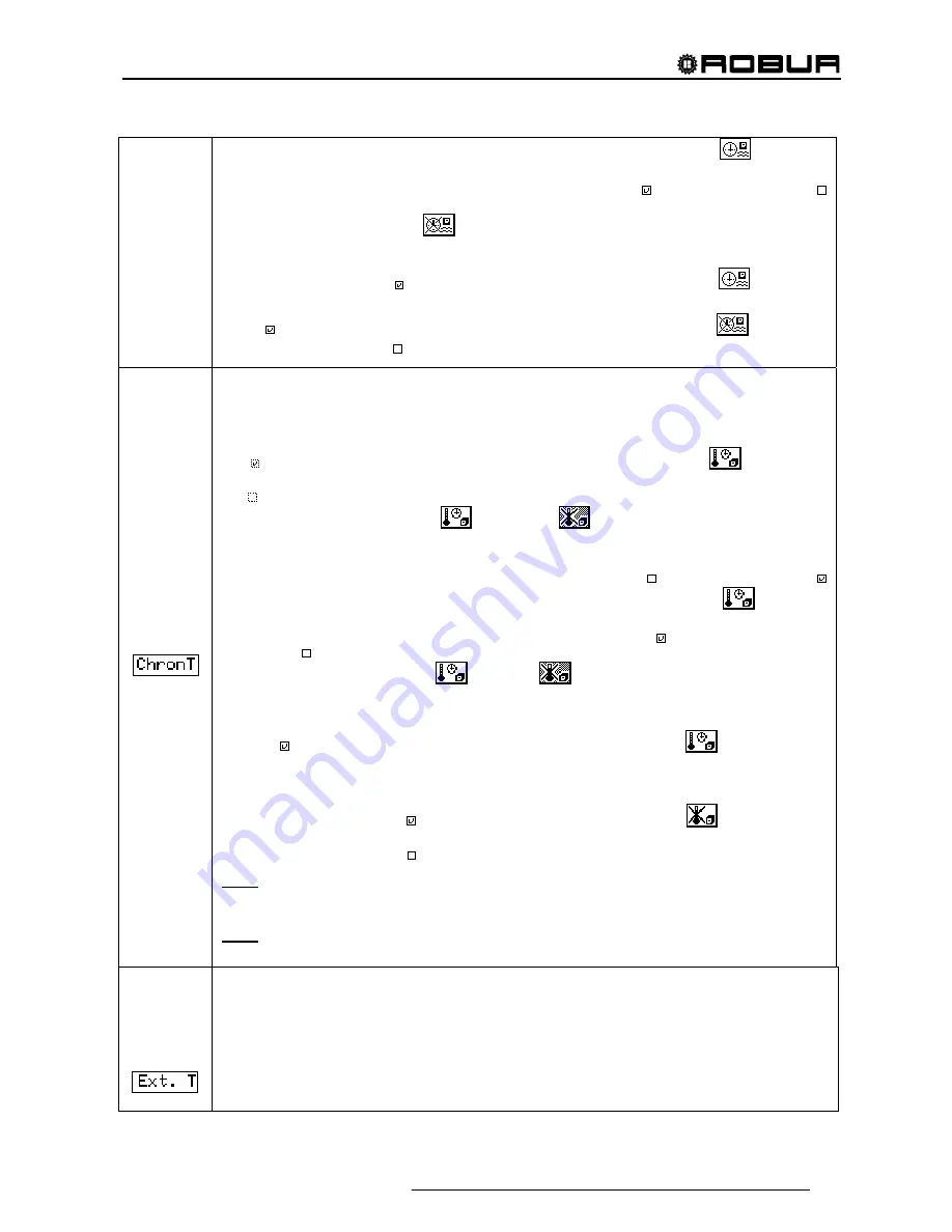 Robur Direct Digital Controller Installation, Use And Programming Manual Download Page 107