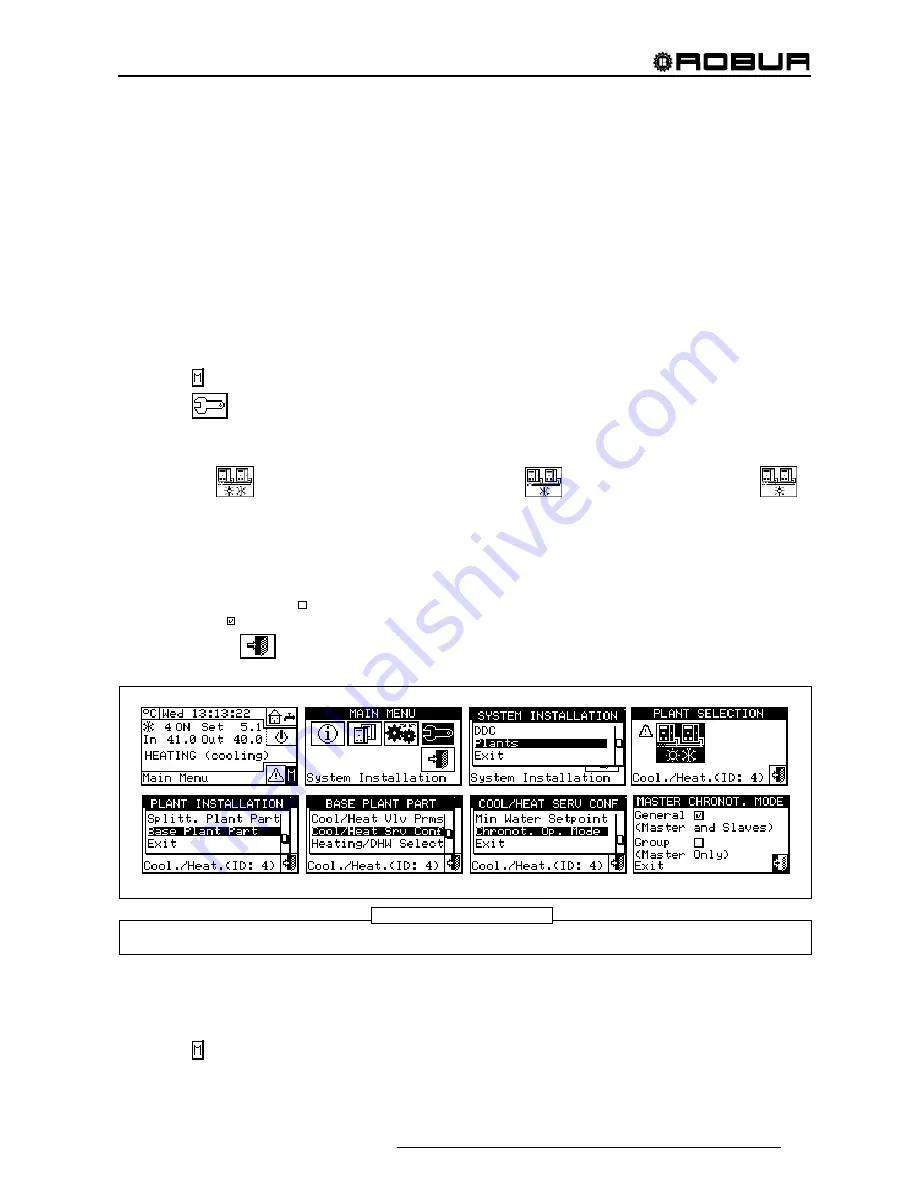 Robur Direct Digital Controller Installation, Use And Programming Manual Download Page 121