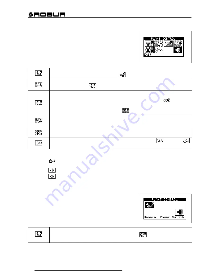 Robur Direct Digital Controller Installation, Use And Programming Manual Download Page 142