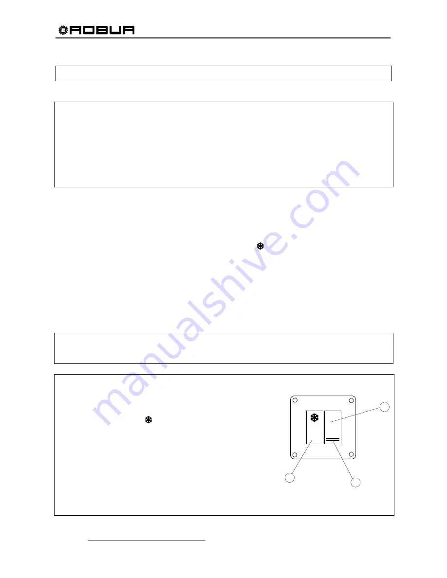 Robur F1 21 Installation, Use And Maintenance Manual Download Page 26