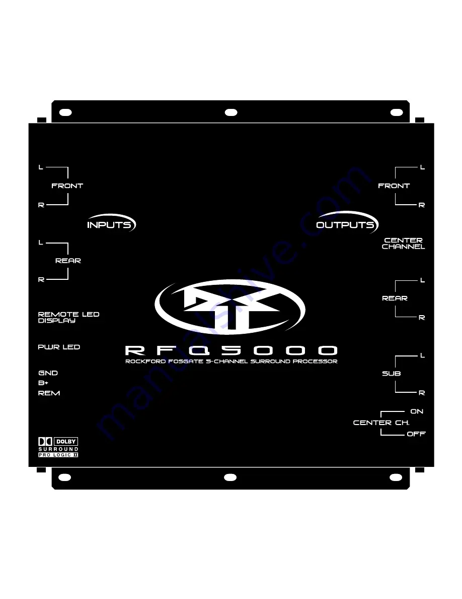 Rockford Fosgate RFQ5000 Setup Instructions Download Page 7