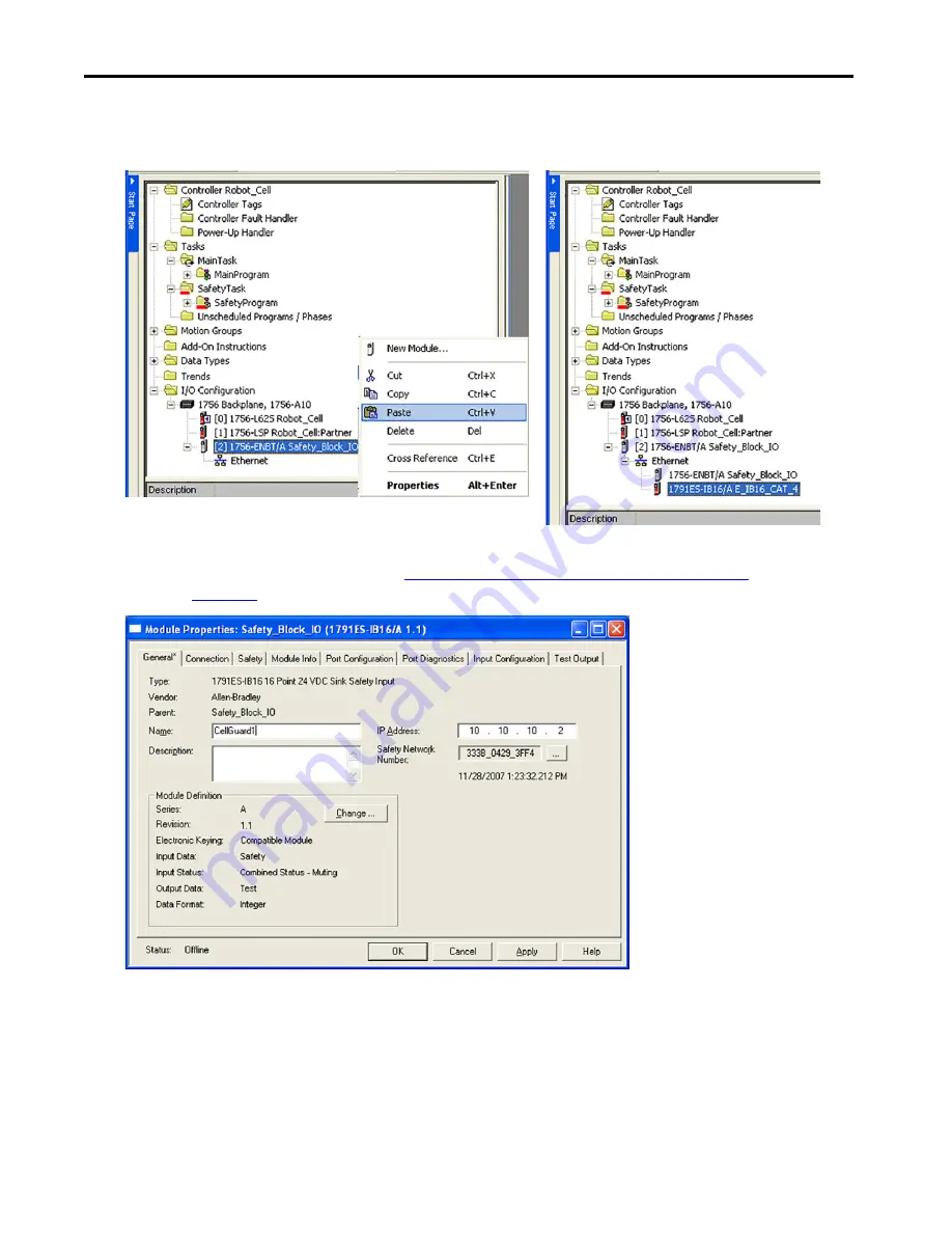 Rockwell Automation 1756-L71S Quick Start Manual Download Page 52