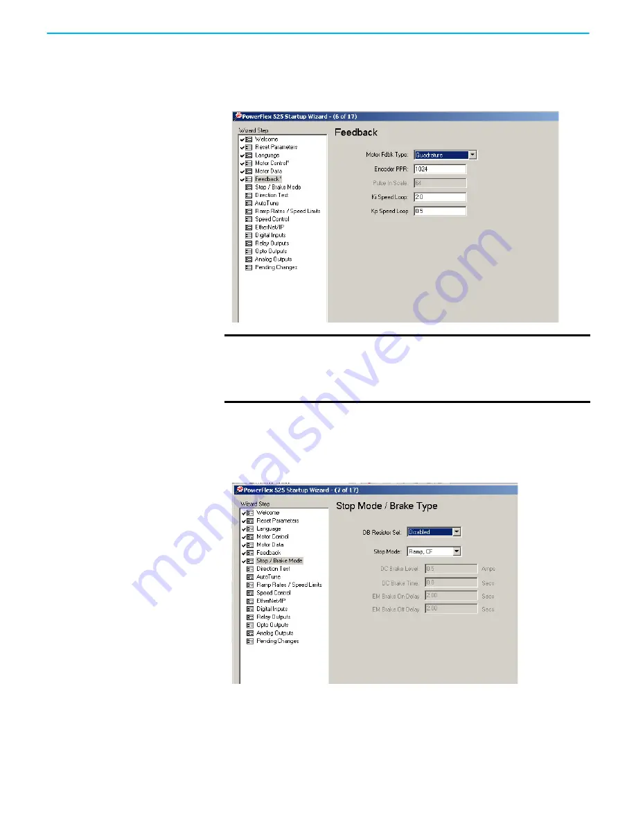 Rockwell Automation Allen-Bradley PowerFlex 520 Series User Manual Download Page 253