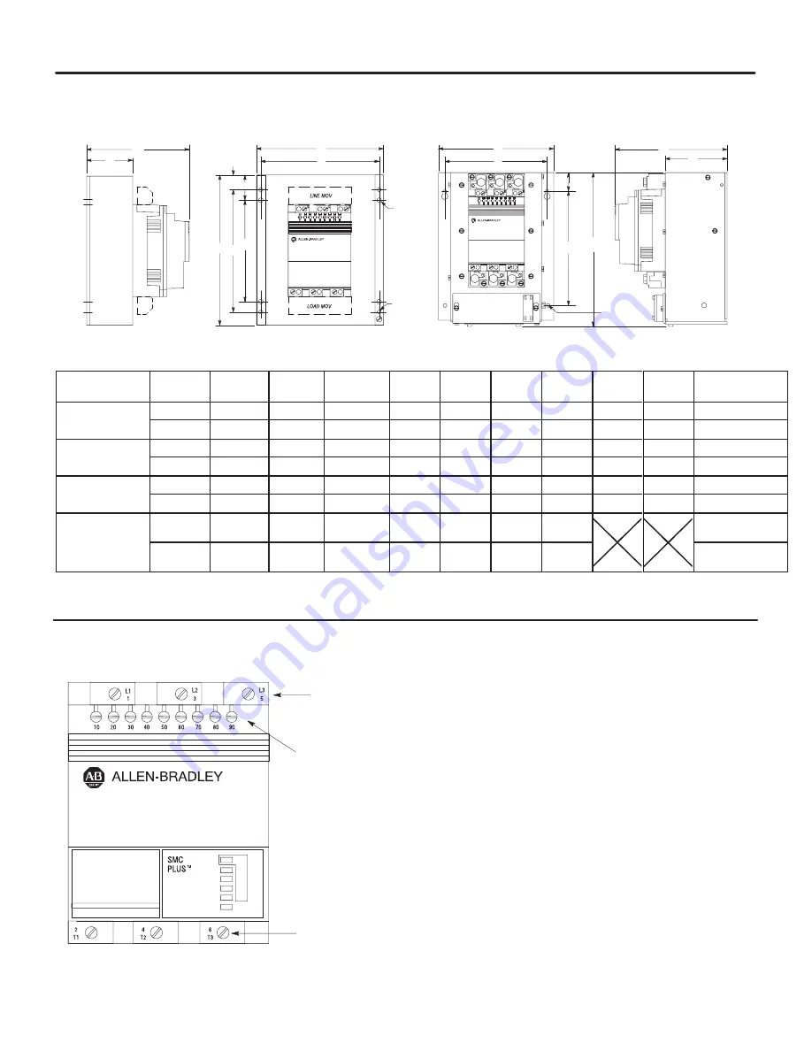 Rockwell Automation Allen-Bradley SMC-PLUS Bulletin 150 Installation Manual Download Page 6