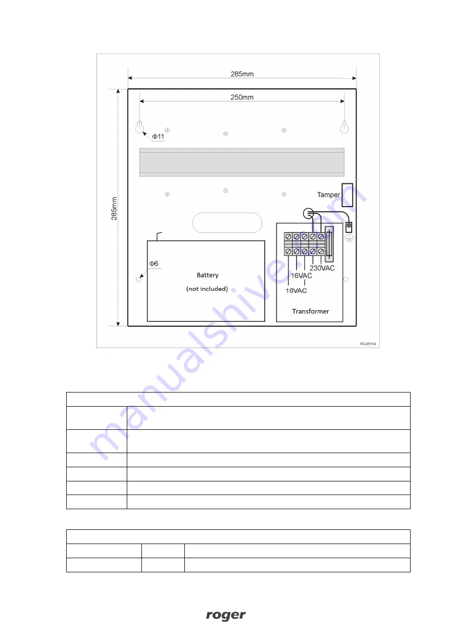 Roger PR411DR-SET Installation Manual Download Page 4