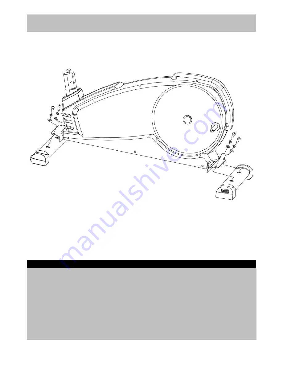 Rogerblack Platinum Cross Trainer Assembly & User Instructions Download Page 6