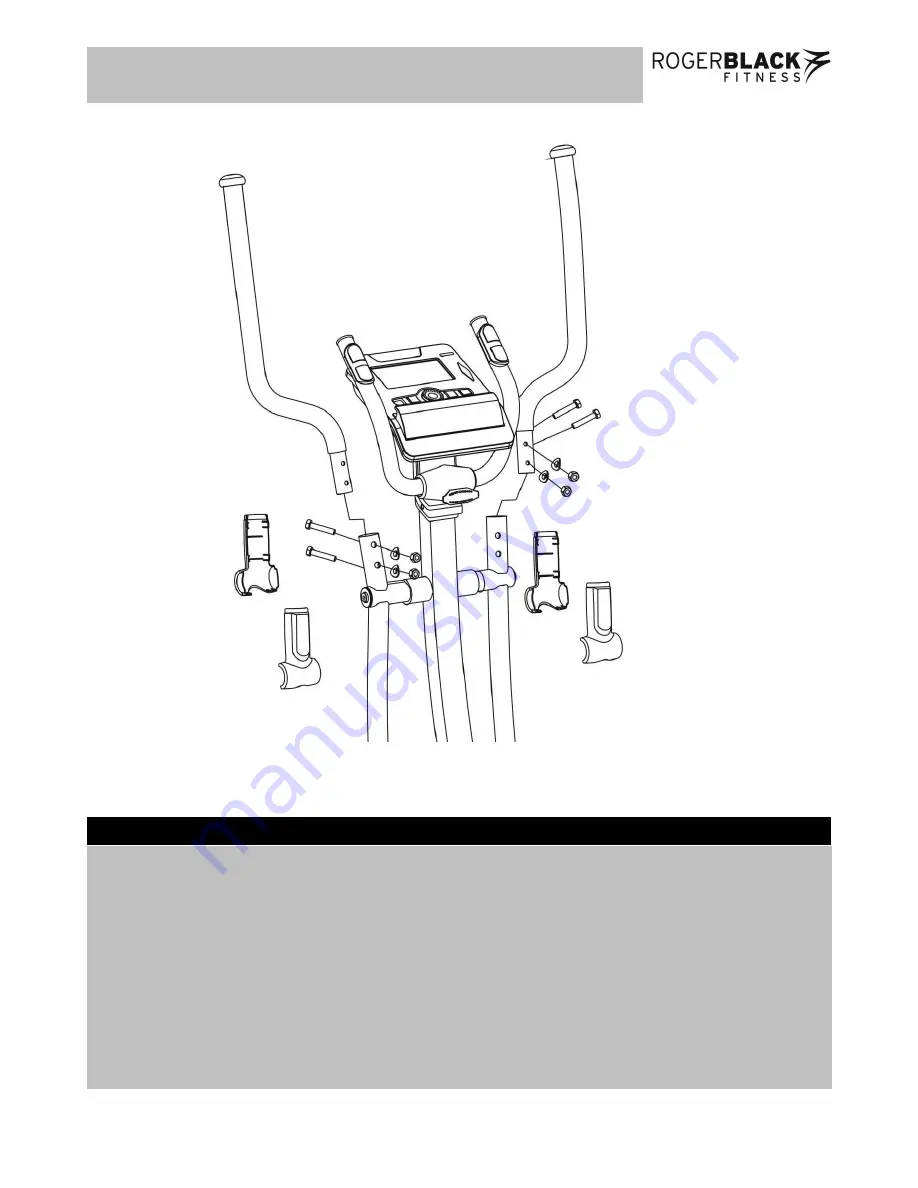 Rogerblack Platinum Cross Trainer Assembly & User Instructions Download Page 11