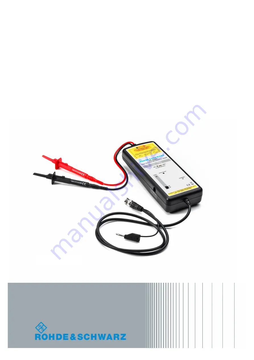 Rohde & Schwarz 1422.0703.02 User Manual Download Page 1